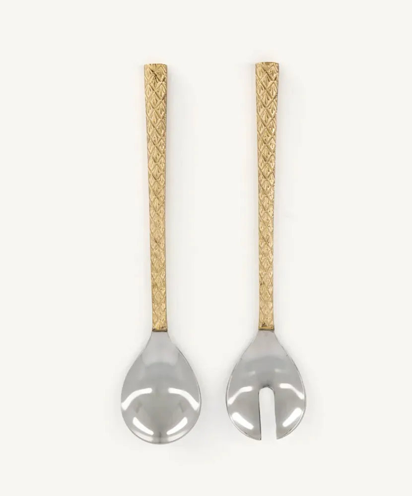 Chameli salad server set giftbox Doing Goods