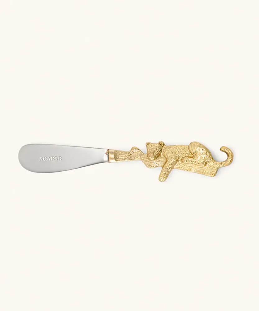 Jenna leopard butter knife Doing Goods