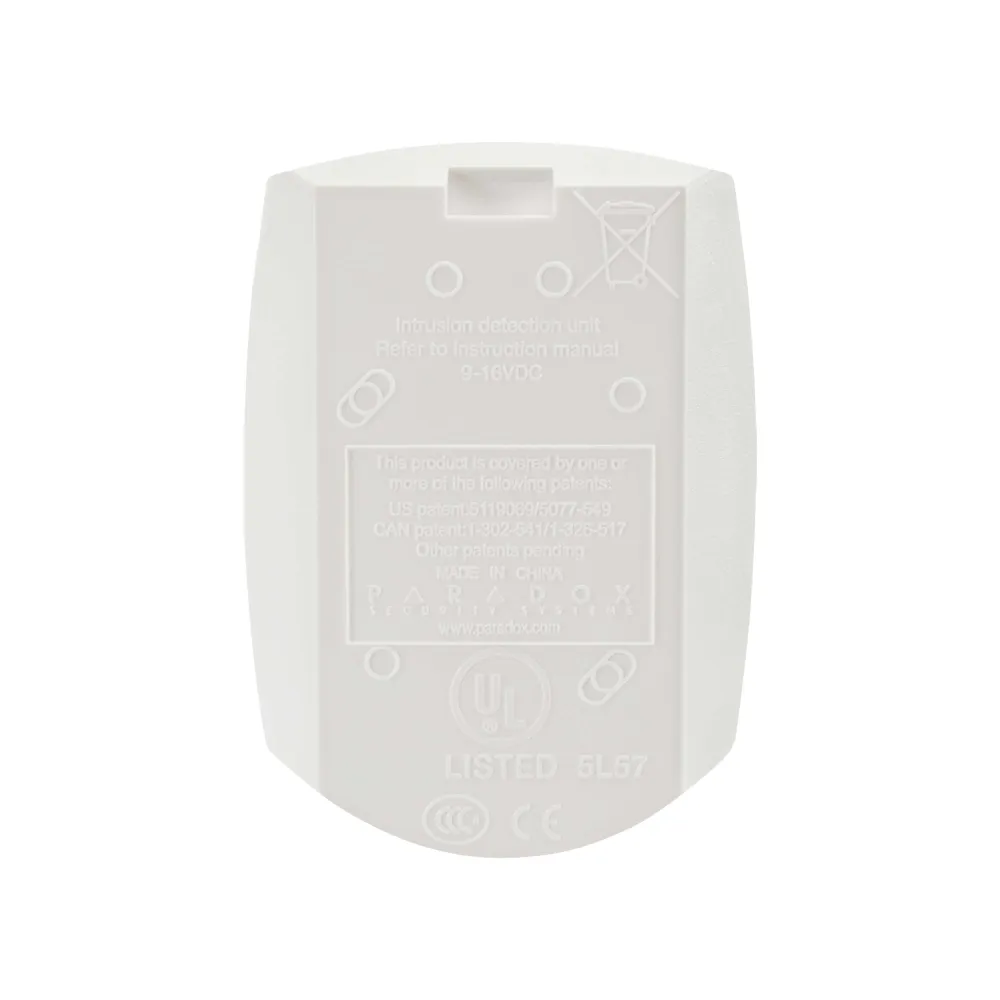 Sensor de movimiento cableado DG55 Marca: Paradox Security Doctors