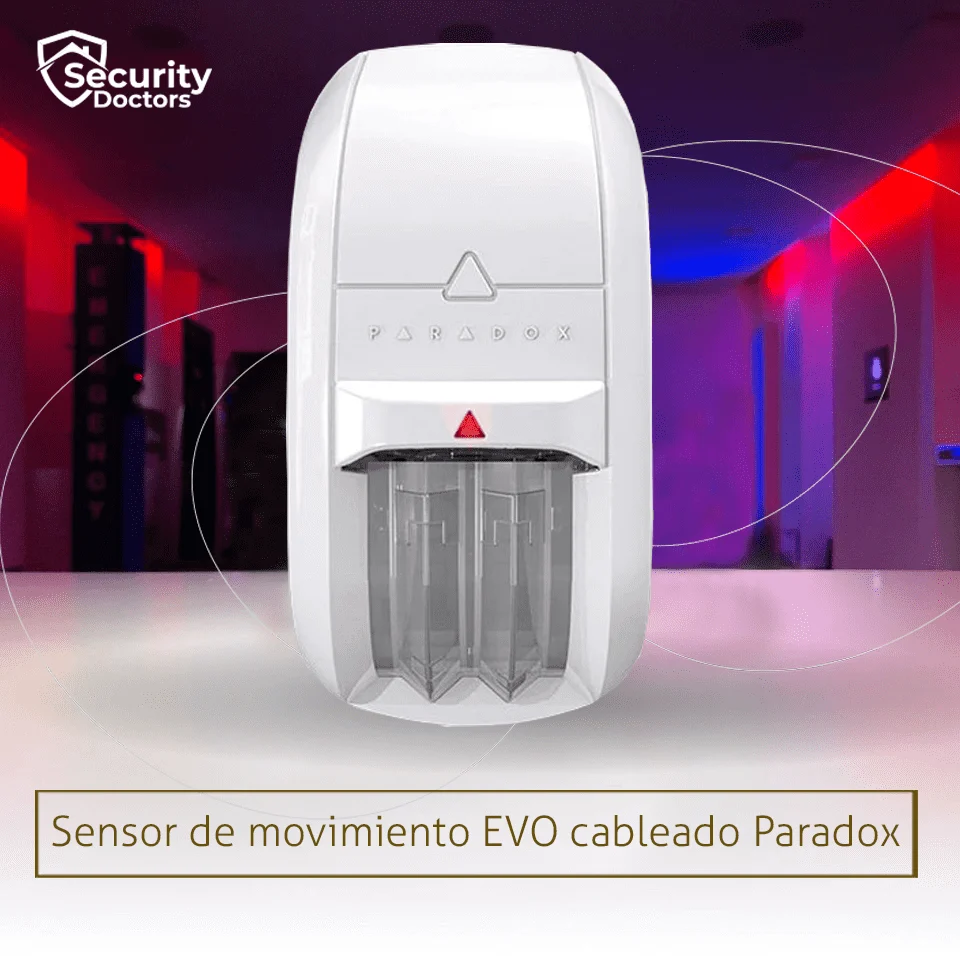 Sensor de movimiento EVO cableado interior NV75MX Marca: Paradox Security Doctors