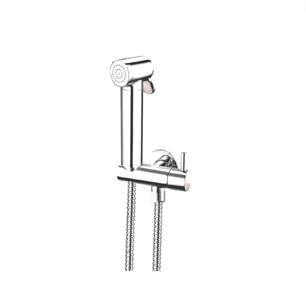 Chrome Knijp-Bidet handdouche-set