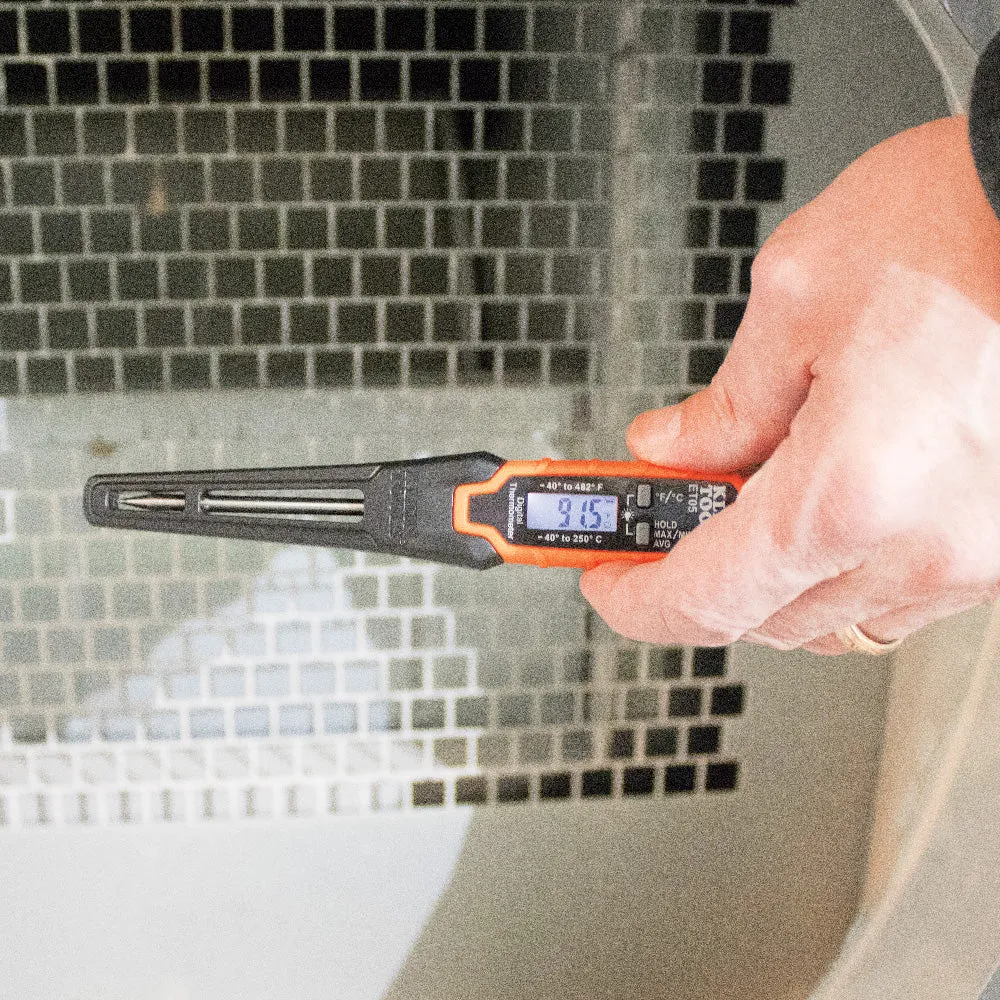 KLEIN TOOLS Cijferdisplay Pocket Thermometer Eenvoudige Montage