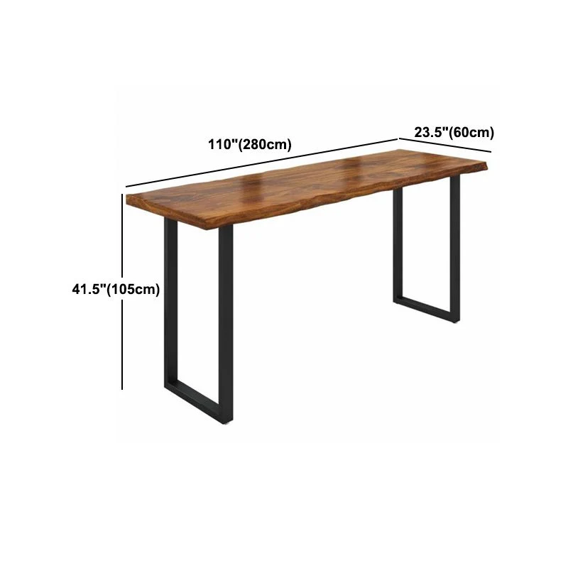 1/4/5/6 Pieces Modern Rectangle Pub Table Set hout Counter Table Backless Stools