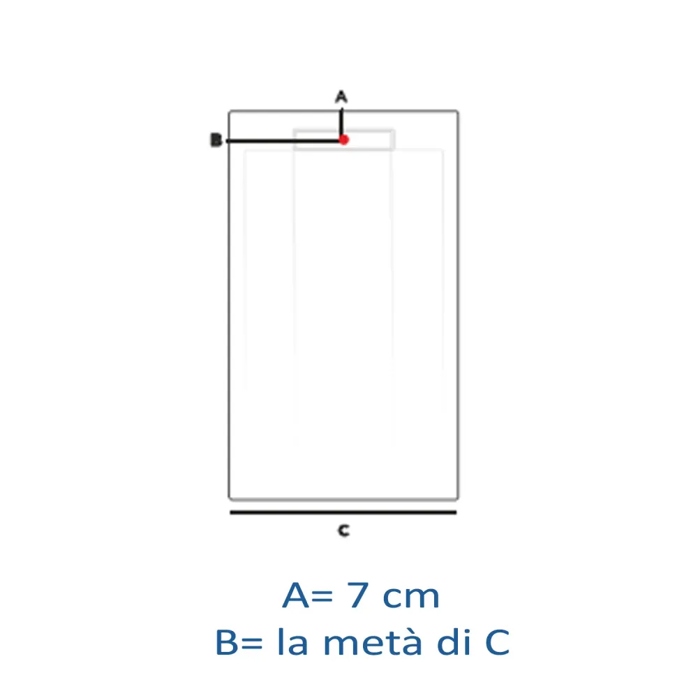 Eet- Resin shower tray model Titano 70x110 cm ivoor stone effect