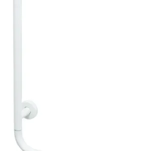 Gedy 90° Support Elderly and Disabled, Galvanized Staalsoort. Left Support - White