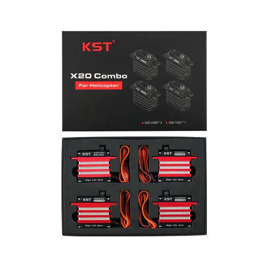 Met Eettafel KST X20 Combo Brushless Servos X20-2208 X20-1035 Combo Set