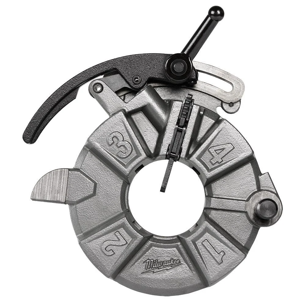 Met Eettafel MILWAUKEE BSPT Pipe Threading Die Head w/ Micro-Adjust