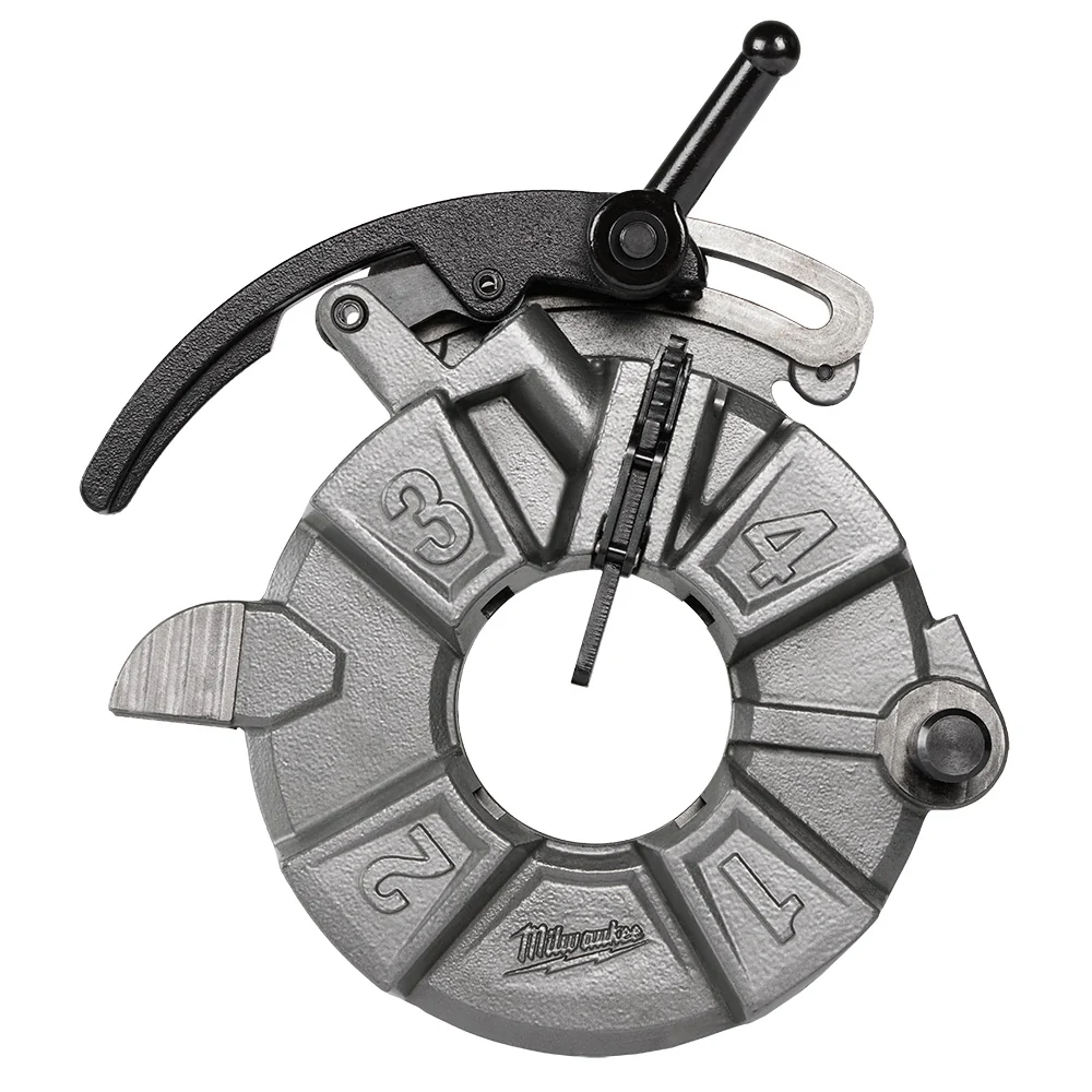 Met Eettafel MILWAUKEE BSPT Pipe Threading Die Head w/ Micro-Adjust