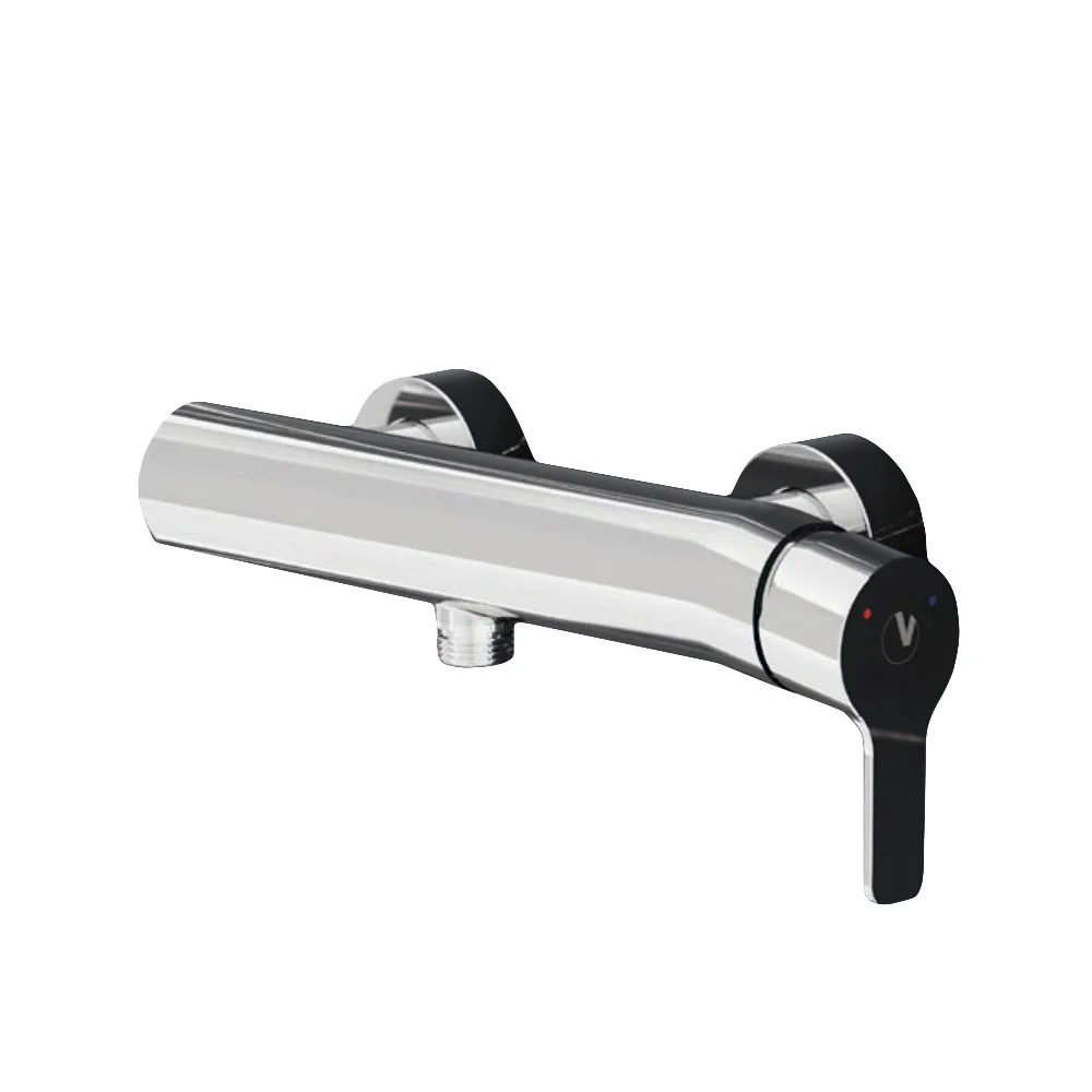 Moderne External shower mixer Brezza geel koper chrome without shower set
