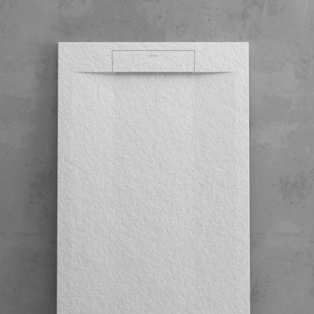 Resin shower tray model Titano 70x70 cm parelmoer stone effect