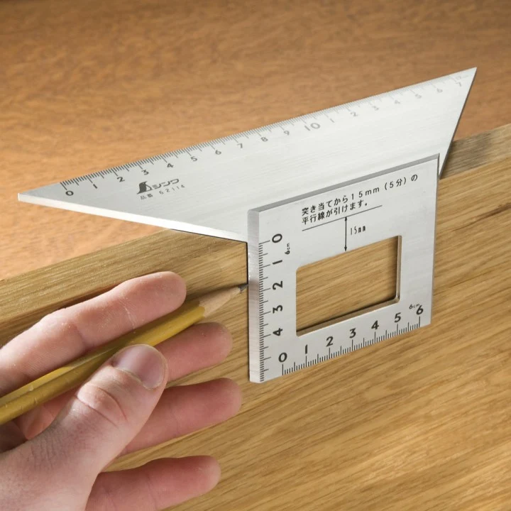 SHINWA Square Layout Miter 45 + 90 + 135 Degrees 62114