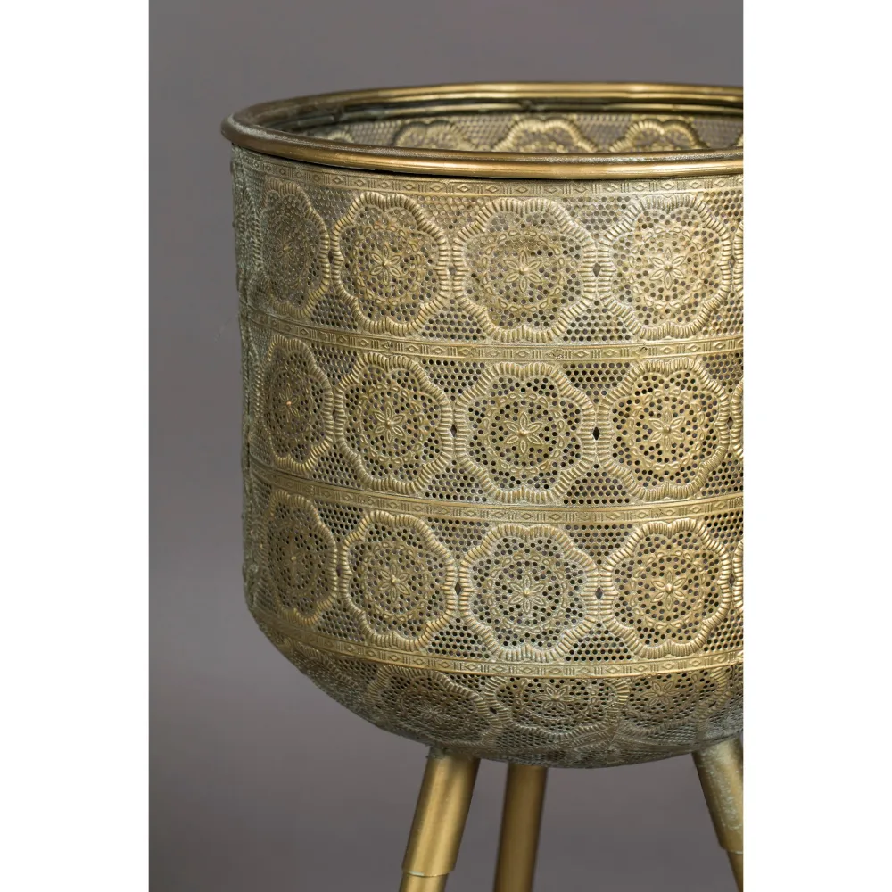 Dutchbone Botanique Bloempot L - Goud