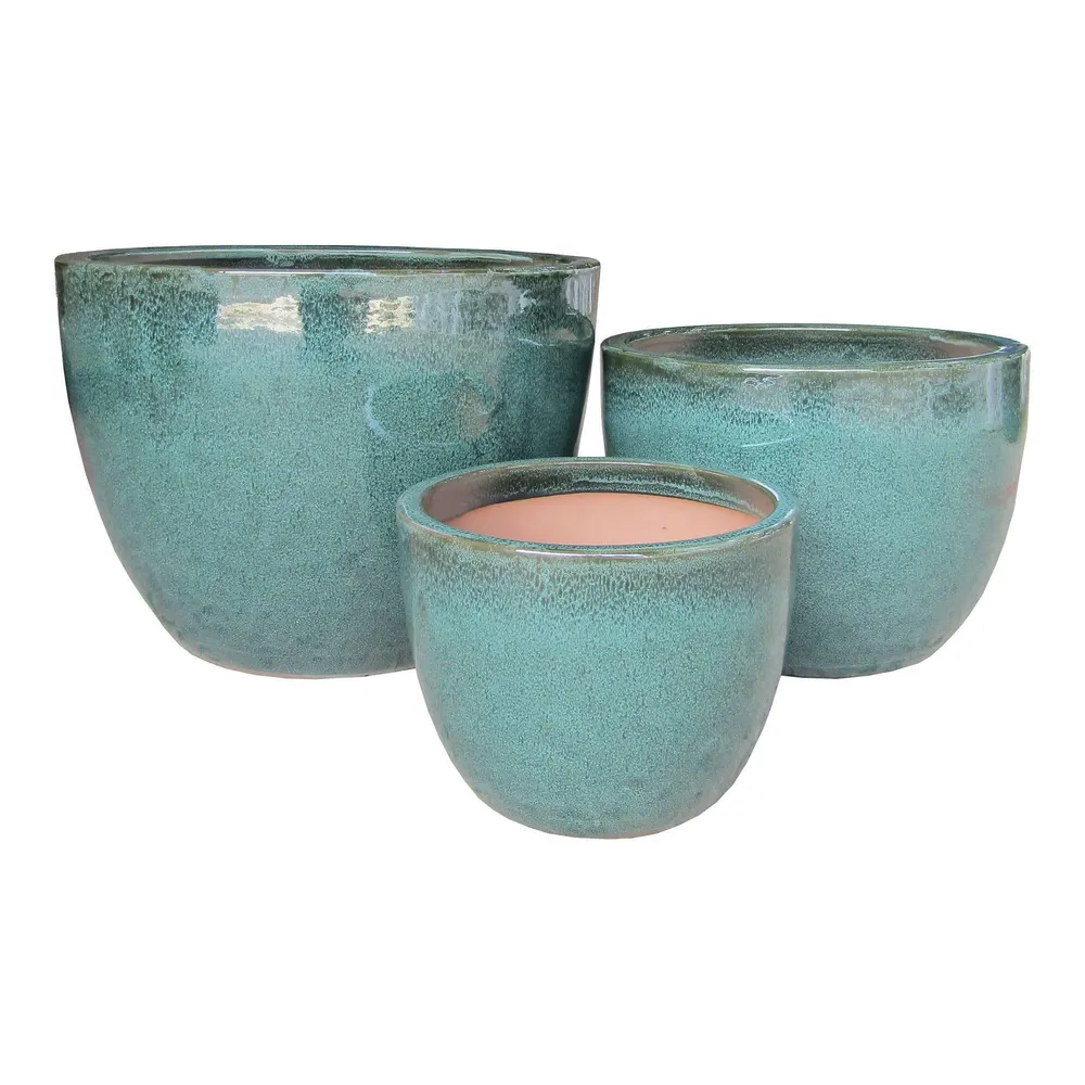 Set van 3 bloempotten Burnley House Nordic