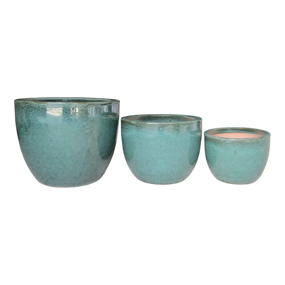 Set van 3 bloempotten Burnley House Nordic