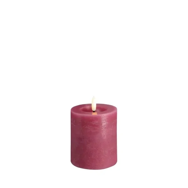 Moods & More LED stompkaars wax rock melted vintage rose 7.4x10
