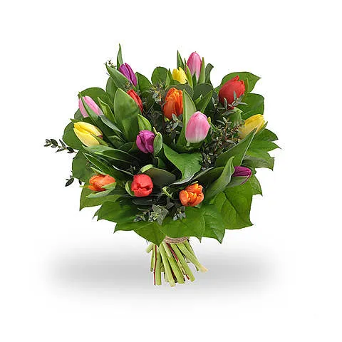 Boeket Gemengde Tulpen BySpek
