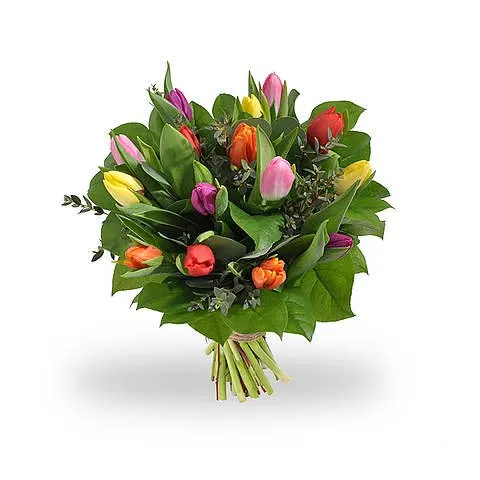 Boeket gemengde tulpen BySpek