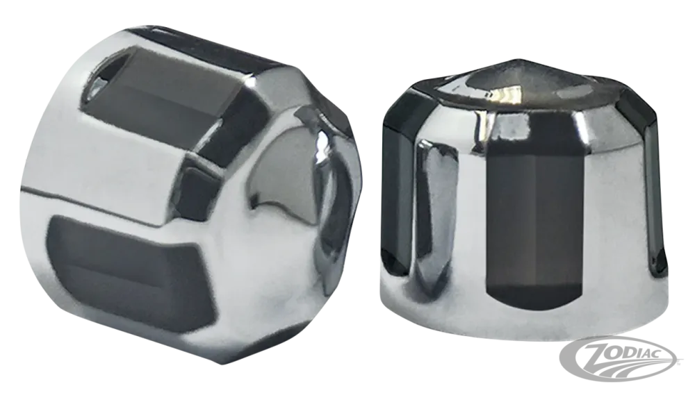 Diamnd Cut Bolt capset Blk Chr TC99-17 Harley-Davidson
