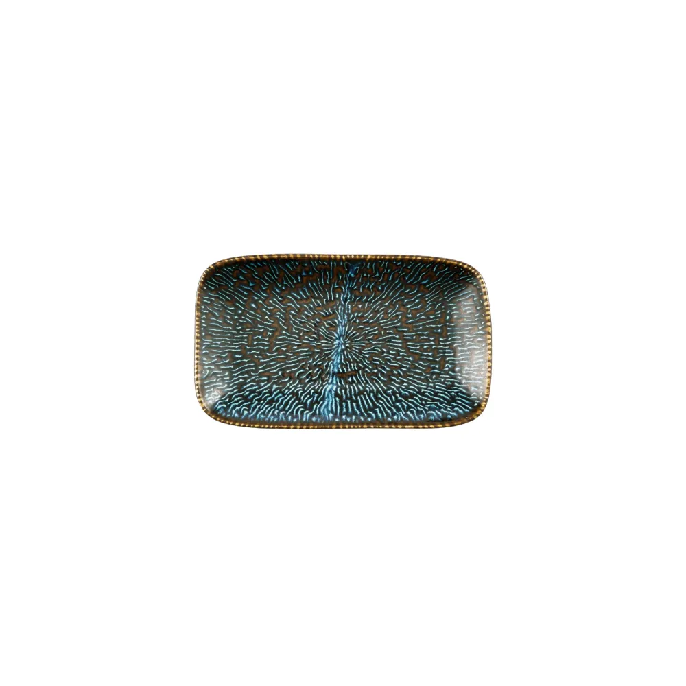 Cascade Sapphire Blue Natural Deep Tray 26 x 15 cm 6/box Churchill