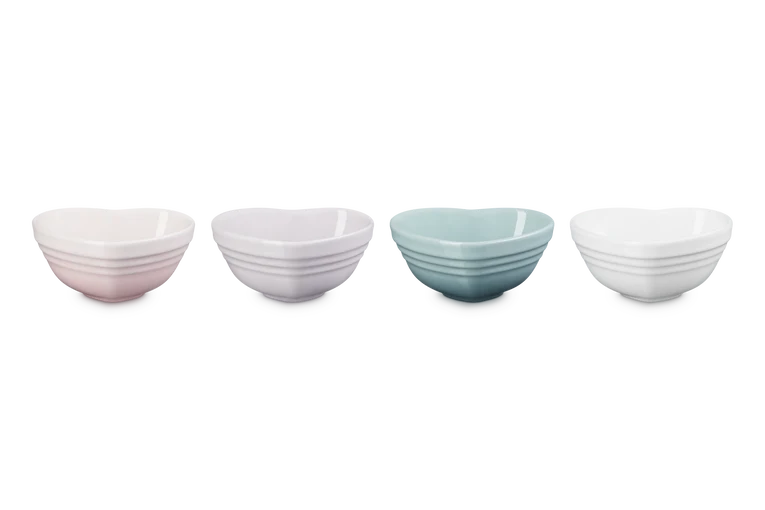 Le Creuset Mini-schaaltjes Hartvorm 4-Delig