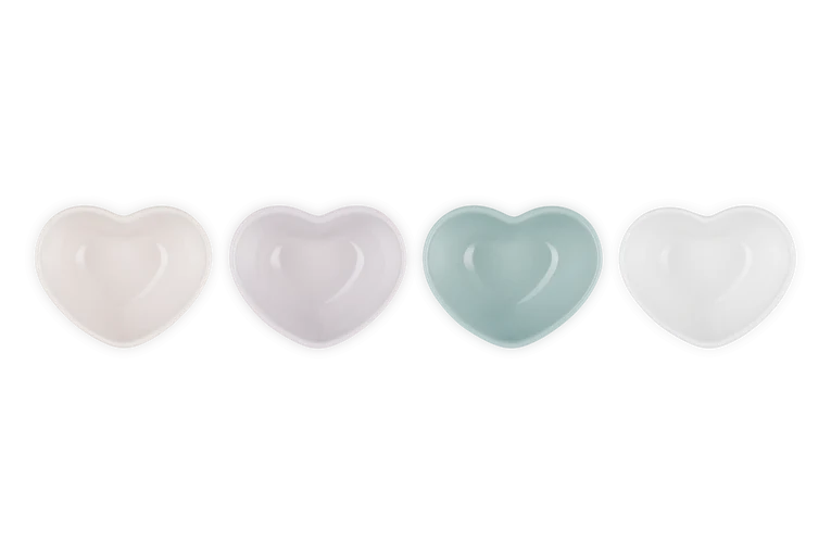 Le Creuset Mini-schaaltjes Hartvorm 4-Delig