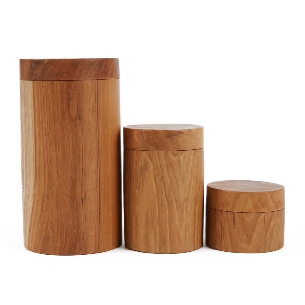 De Teak Root Pot - L