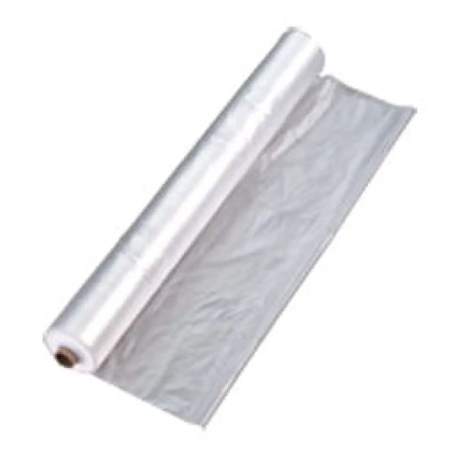 Foliefol bouwfolie - T100 - transparant - 50 x 2 meter - 0.027 mm dik