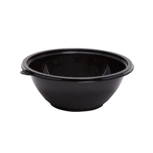 WNA Caterline Pack 80 oz. Black Plastic Bowl-25 Each-1/Case