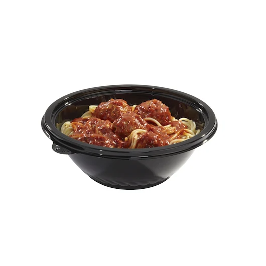 WNA Caterline Pack 80 oz. Black Plastic Bowl-25 Each-1/Case