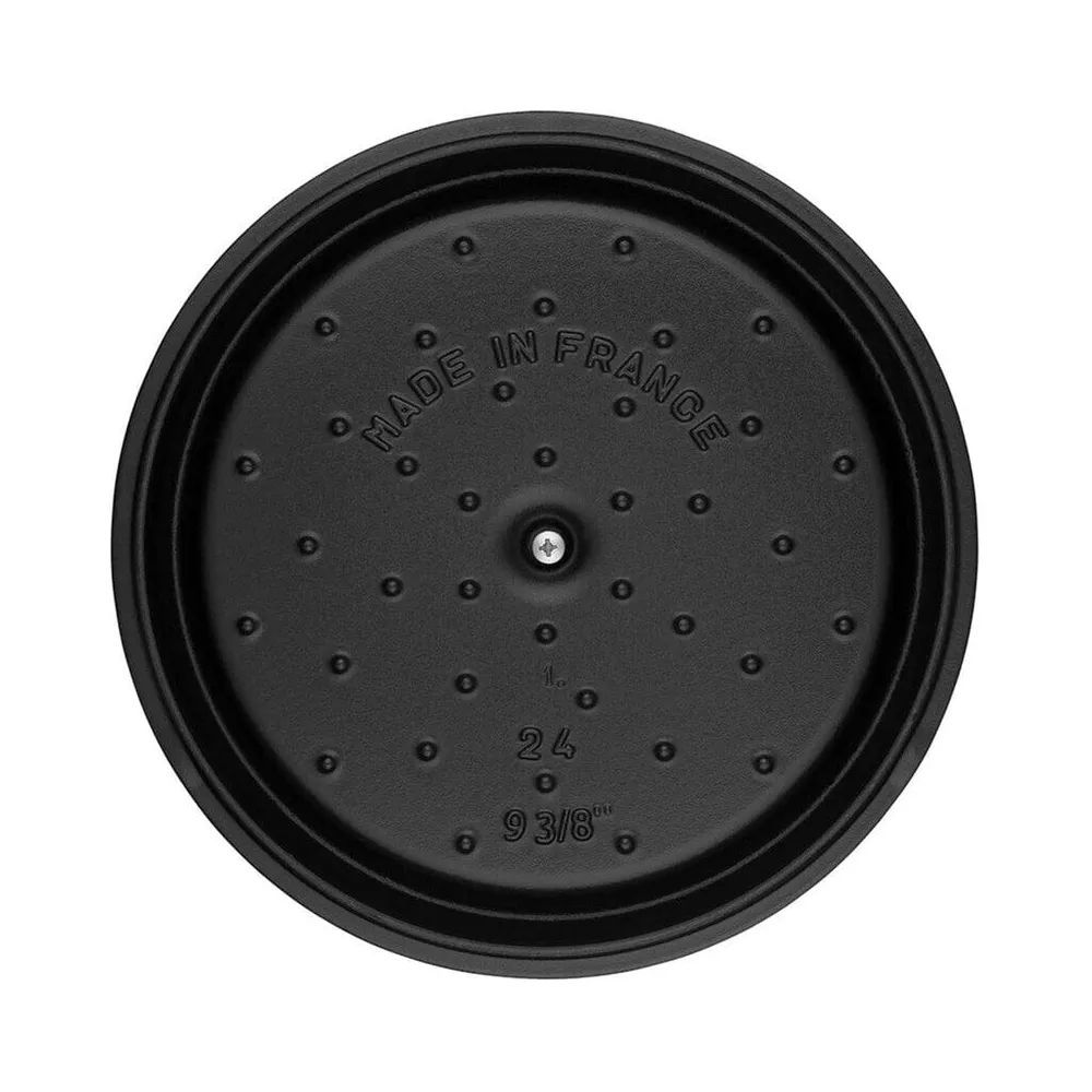 Staub - Lage Cocotte 26 cm Zwart