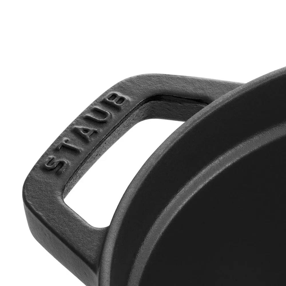 Staub - Lage Cocotte 28 cm Zwart