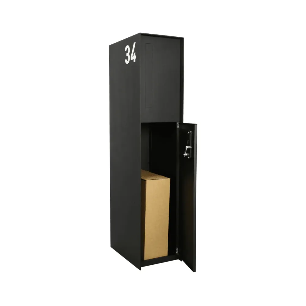 eSafe Fenix Front Pakketbrievenbus Zwart Duurzaam Aluminium