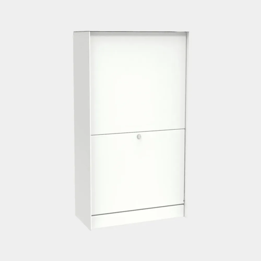 Moderne Design eSafe Dropbox Medium Pakketbrievenbus Verkeerswit RAL 9016