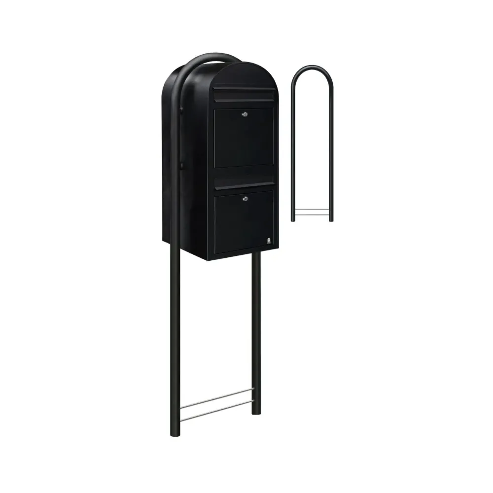 Bobi Duo RAL 9005 zwart (stuctuur)