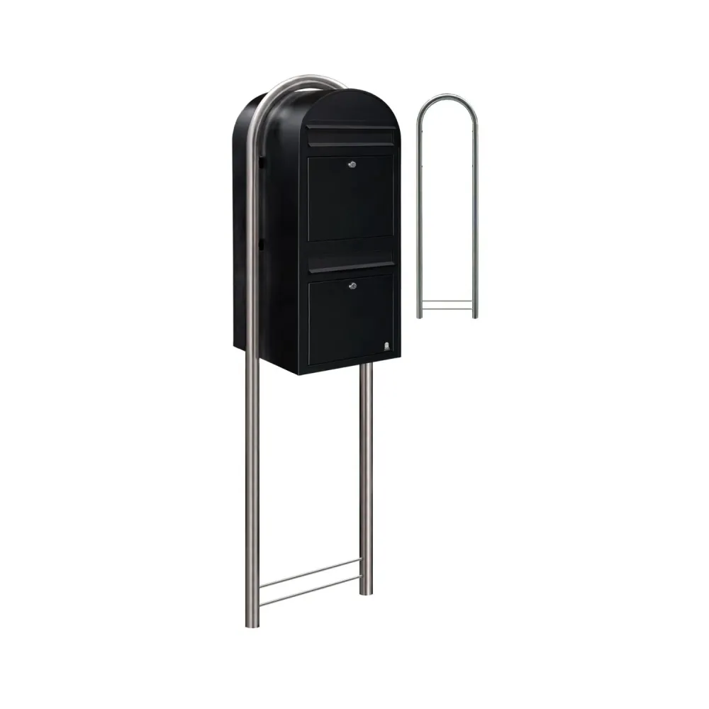 Bobi Duo RAL 9005 zwart (stuctuur)