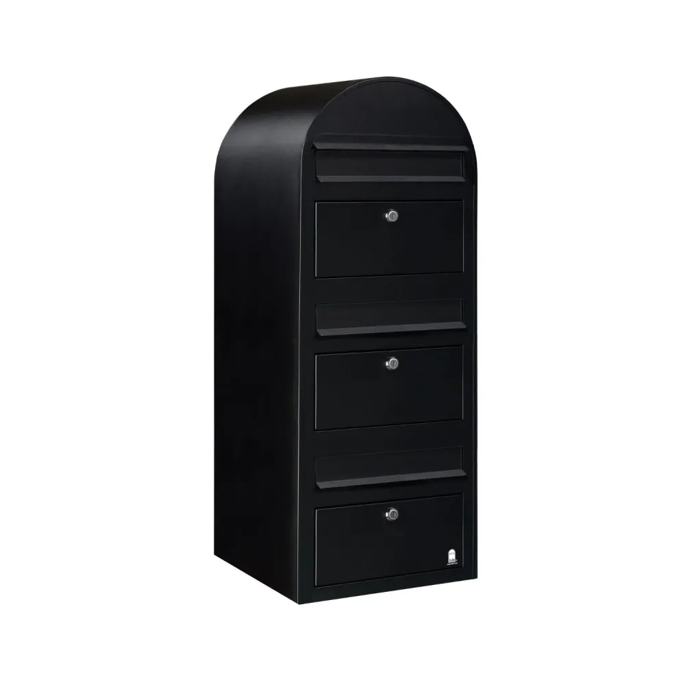 Bobi Trio RAL 9005 zwart (stuctuur)