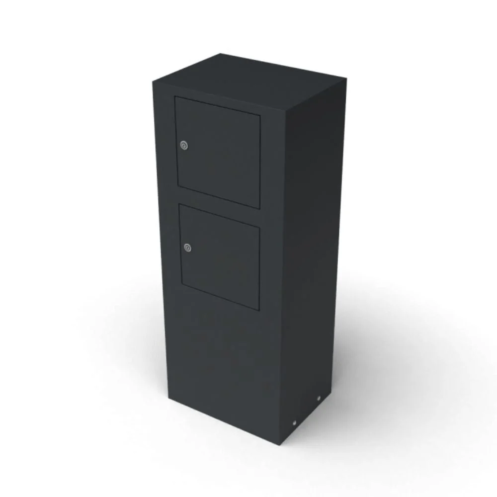Geroba Brievenbusunit Litru Duo Staal met Zink Coating