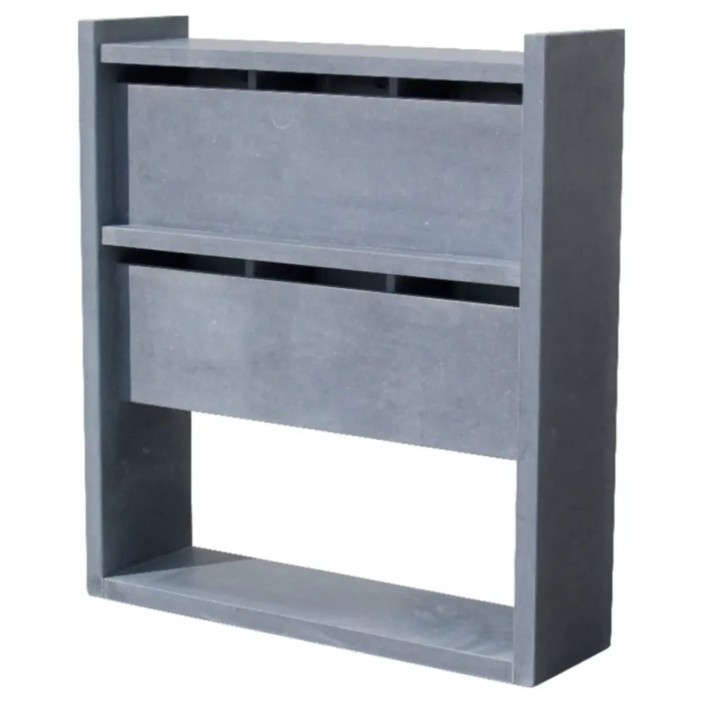VASP Madrid 6 Box Brievenbusunit - Belgische blauwe hardsteen
