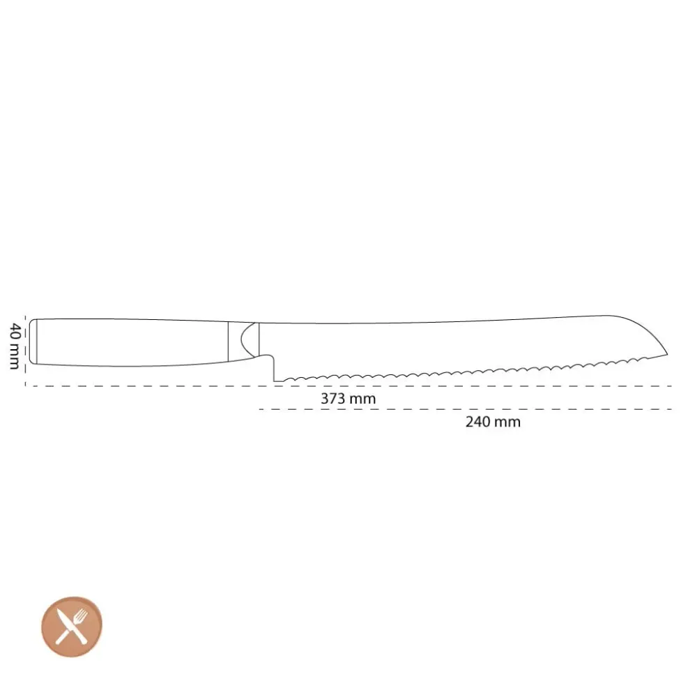 Miyabi - 5000FCD Broodmes 240 mm