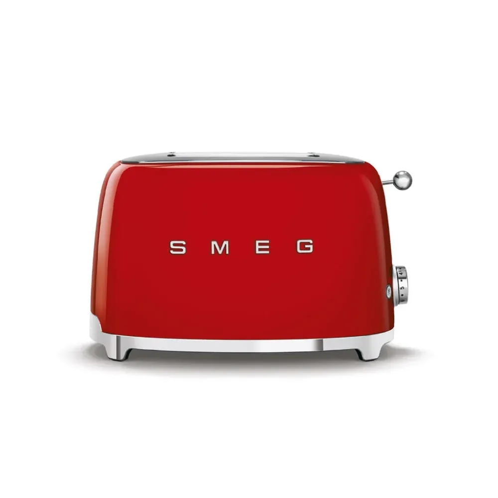 Smeg - Broodroosters | Rood | Jaren 50 | Toaster 2x2
