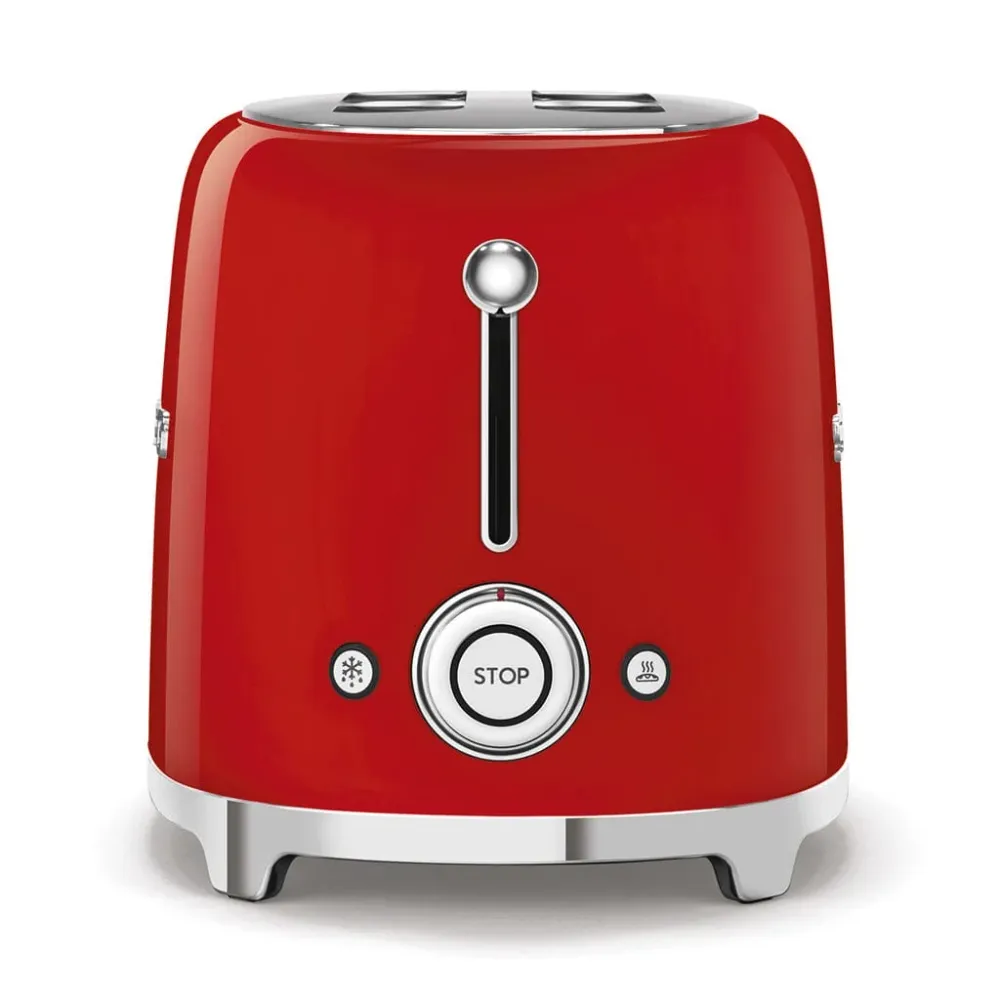 Smeg - Broodroosters | Rood | Jaren 50 | Toaster 2x4