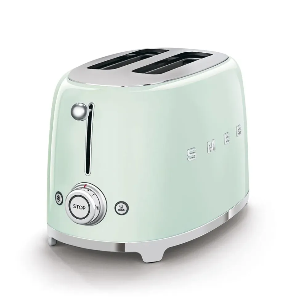 Smeg - Broodroosters | Watergroen | Jaren 50 | Toaster 2x2