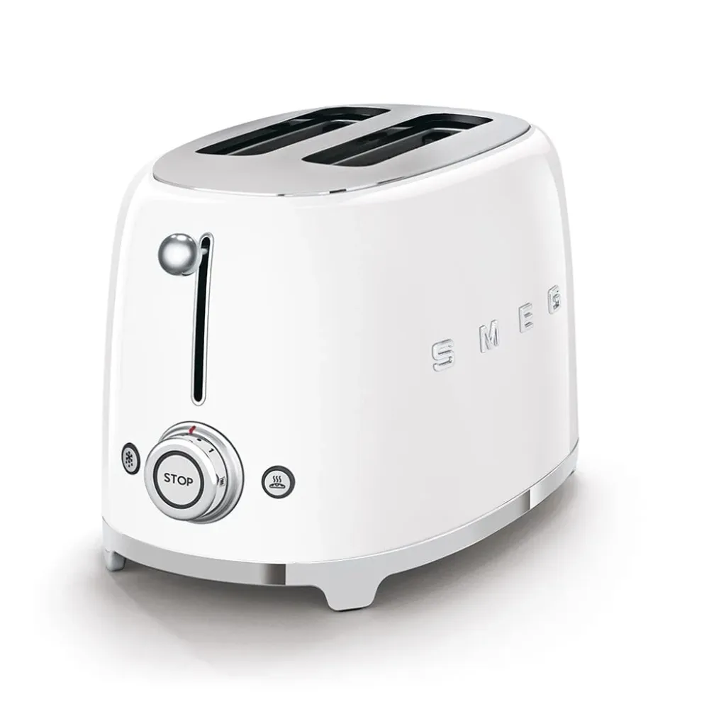 Smeg - Broodroosters | Wit | Jaren 50 | Toaster 2x2
