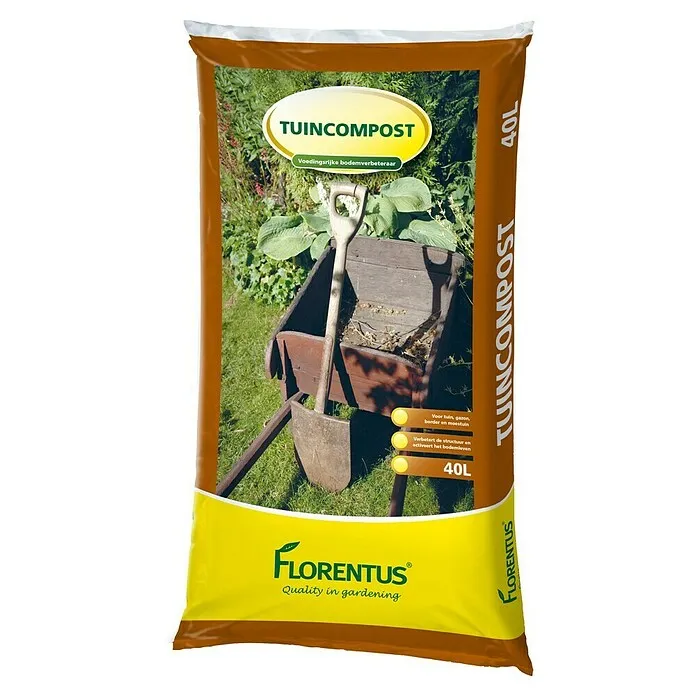 Kunststof Snoeiafvalcontainer Florentus Compost - 40 l