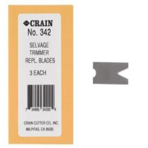 Crain No. 342 Selvage Trimmer Repl. Blades (3)