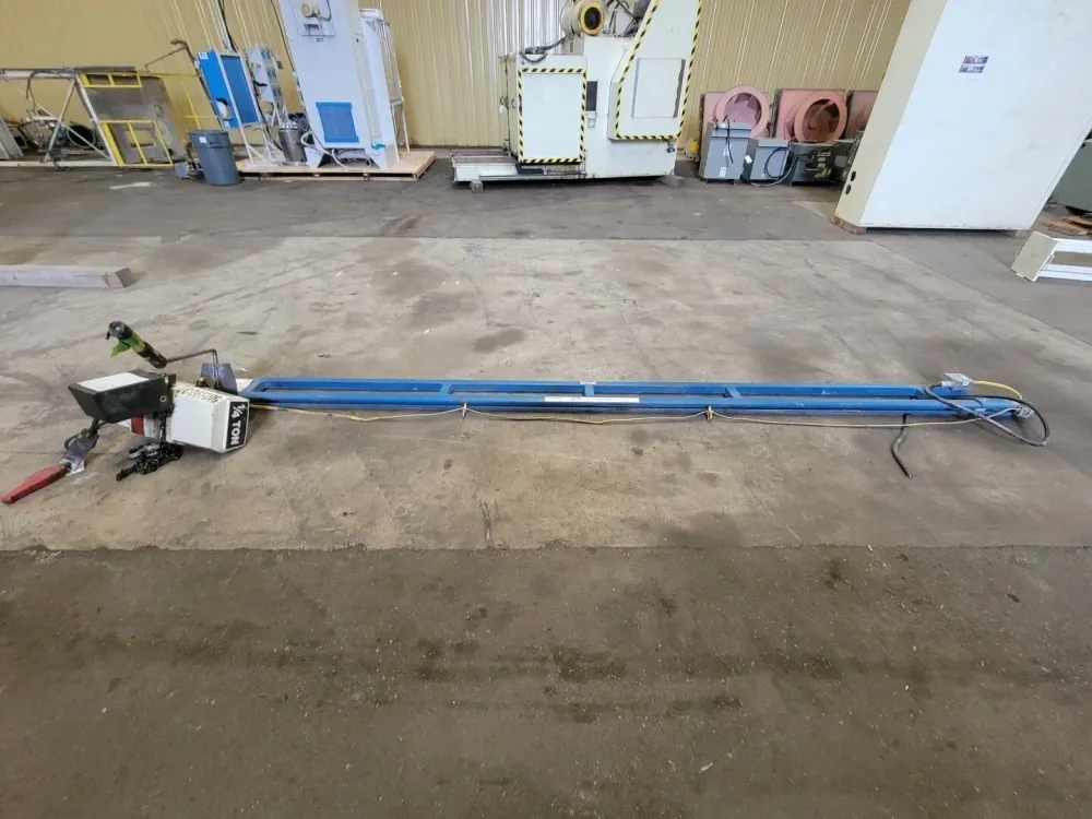 1/4 Ton Chain Hoist w/ 14' Free Standing Overhead Crane EC0516-5