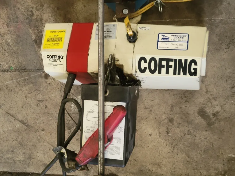 1/4 Ton Chain Hoist w/ 14' Free Standing Overhead Crane EC0516-5