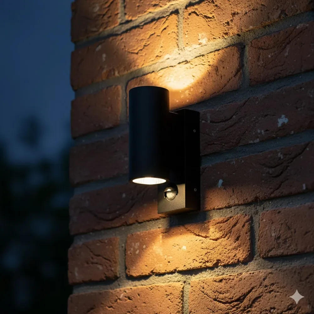 Buitenlamp Jelte met Bewegingssensor & Up-Down LED Licht LumenXLpro