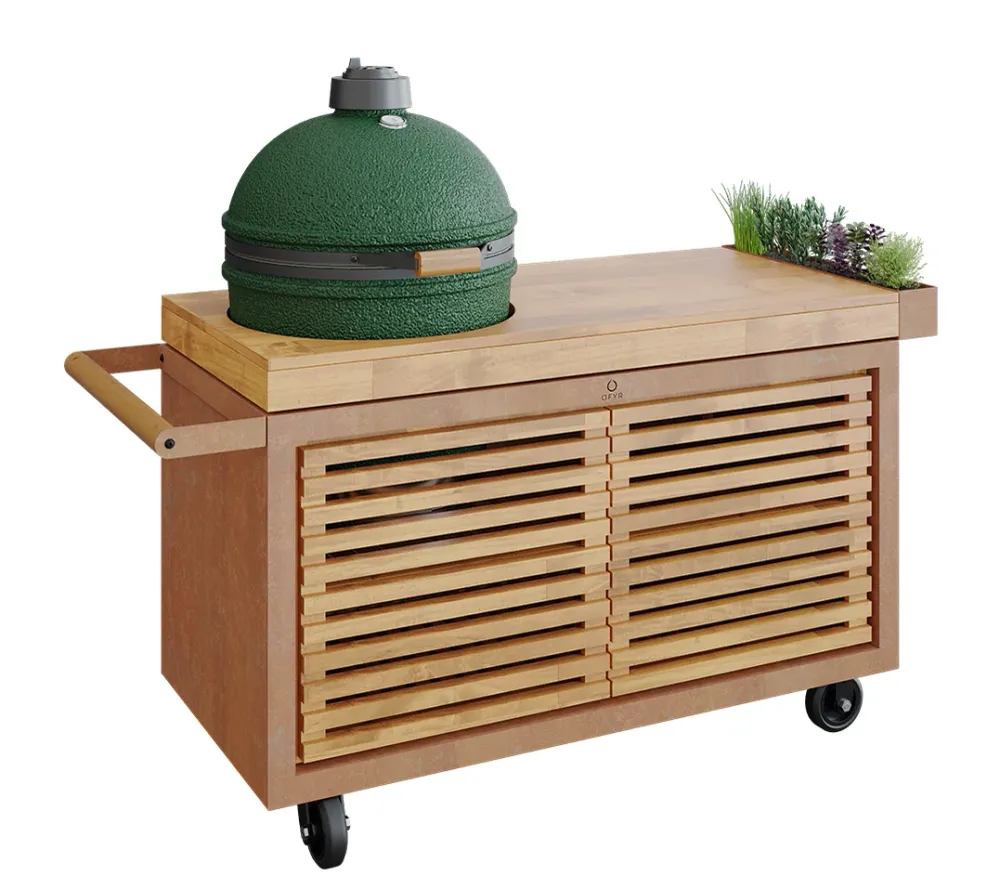 OFYR storage insert PRO met 2 deuren teakhout - Large