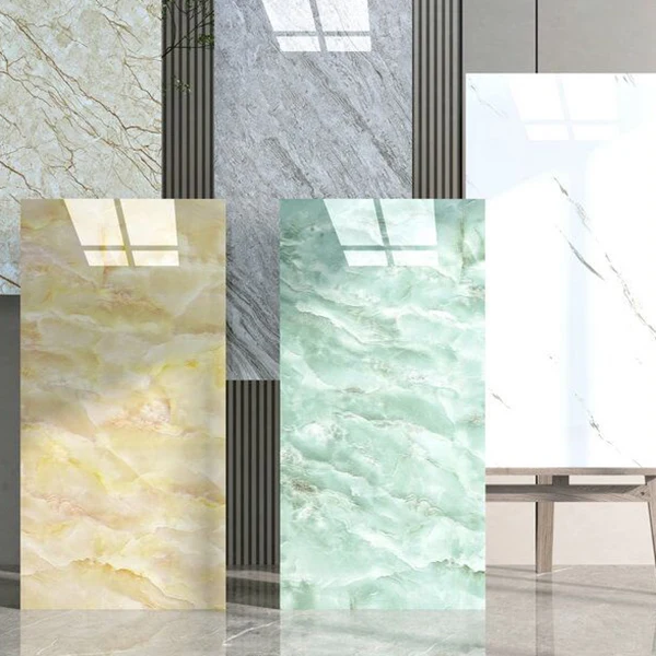 Enkel Tile Wallpaper PVC Rectangular Peel and Stick Backsplash White